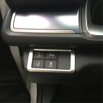 İç Kafa Işık Düğmesi Anahtarı stil 2016 2017 Honda Civic 10 Gen Araba araba Aksesuarları Araba İç Döşeme Dekorasyon Kapak