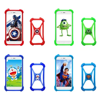 Motorola Moto Z2 Kuvvet/3 Motorola Moto E3/Güç/X4 kapak Evrensel PDA Süper Kahramanlar z 2 e İçin dava Yumuşak Karikatür case Oyna X 4
