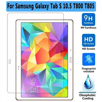 Samsung Galaxy Tab için yüksek Kalite Sertleştirilmiş Cam Samsung için Ekran Koruyucusu Sekmesini 10.5 T800 10.5 T800 T805 dayanıklı Cam S