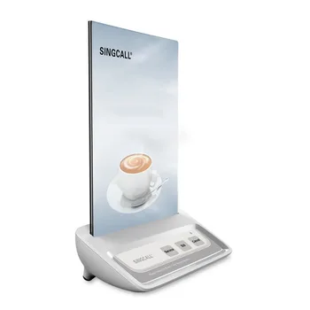 Kahve garsonlar için SİNGCALL Kablosuz çağrı Sistemi,restoran çağrı düğmesi, 1 mobil izleyebilirsiniz alıcı 10 çan,