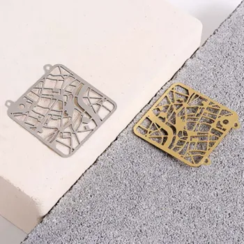 Londra Kolye Tasarım Gümüş için onu Minimalist Geometrik Kentsel Göster Moda Takı Kolye Tatil Hediye kaplama