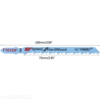 Parke-metal T-Shank Jigsaw Blade Kesme Aracı Temiz Bi T101DF 5 Adet