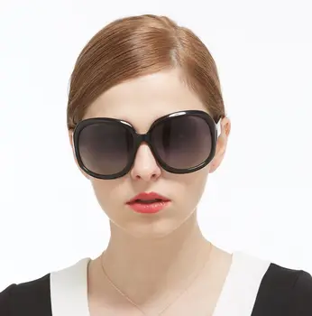 Sıcak Kadın Moda Gafas Oculos De Sol Kadın 177M Kelebek Polarize güneş Gözlüğü Kadınlar Lüks Güneş Gözlüğü büyük Boy