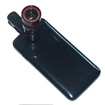 Samsung Xiaomi İçin Klip İle 1 adet Yeni Evrensel 4X Optik Zoom Teleskop Kamera Lensi iPhone Cep Telefonu Lens Akıllı telefonlar