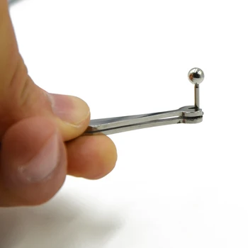 316 L Cerrahi Çelik Labret Kök Dudak Stud Elinde Cımbız Pens Forseps - Piercing Tools