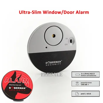 Ev Daire güvenlik SE-0106 Ulrta İnce Kapı Pencere Manyetik Sensör Alarm Ofis veya Ev Güvenlik Mağaza