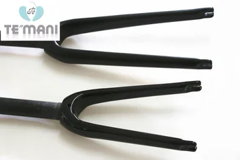 TEmani ölçek-ücretsiz 3 K karbon fiber çatal karbon çatal BMX bisiklet+ping 14/16/20 inç çatal