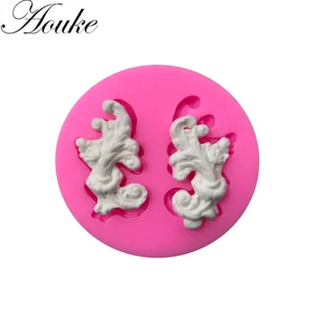 Aouke 1 ADET Mini Avrupa Yardım Şekli,3D Silikon Fondan Kek Kalıp. D170 Kek Süsleme İçin, Jelly, Çikolata, Sabun Modelleme