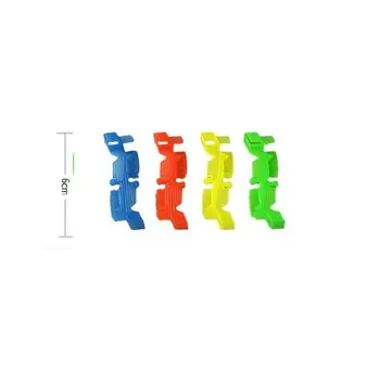 4 renk 224pcs*Aksesuarlar Eğmek Yarış parçaları için 6 cm parçaları,Flex&Parlaklık Bulmaca Eğitici Oyuncaklar