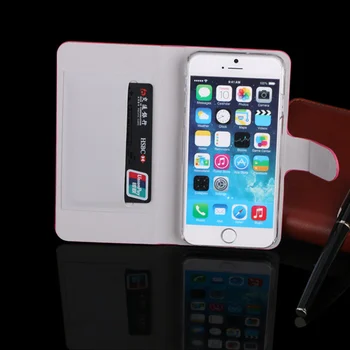LG K10 M2 Çevirmek İçin LG K10 M2 Telefon Kapağı İçin lüks Deri çanta Kart Yuvası ile Capa Bu Stand