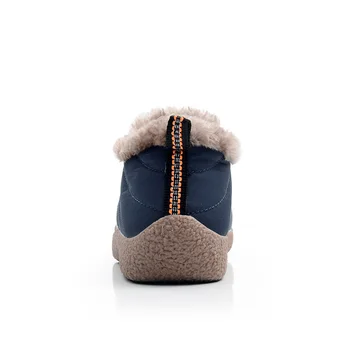 Yüksek Yeni marka SUROM kaliteli peluş sıcak erkek kış Üst Malzeme su geçirmez erkek kar botları erkekler Rahat Ayakkabılar çizmeler