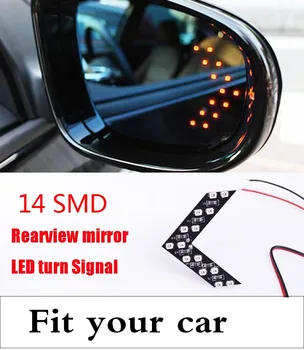 Araba Tarzı Yan Ayna Gösterge DongFeng H30 Cross Oting Zengin S30/Agera CCR, CCX Bir Regera İçin Sinyal Işık Çevirin LED