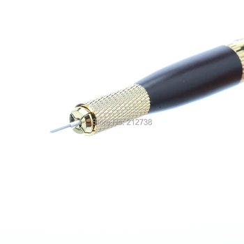 Kalıcı makyaj Microblading kalem yüksek Kalite El dövme Kaş ücretsiz kargo için 2 adet 12pin iğne bıçak ile C0 kalem-