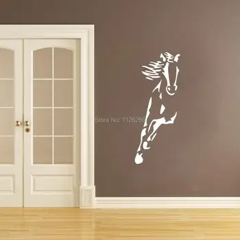 Ev Dekorasyonu için vahşi Koşu ATI Sanat Vinil Duvar Sticker Hayvan Yaratıcı Duvar Çıkartması