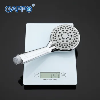 Gappo banyo duş masaj Banyo El duş yağmur duş SPA el Duşu krom su tasarrufu sauna GA06 dokunun Mikser ABS