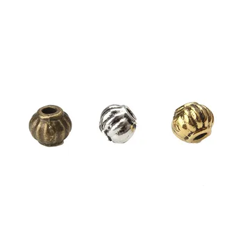 20pcs/lot 5*4 mm Bronz/altın/antika Gümüş boncuk takı aksesuar metal pullar, boncuklar için diy yapım ekipmanları