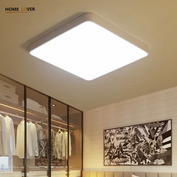 HomeLover Modern luminaria ultra led Oturma Odası Yatak Odası Mutfak için ince hall luminaria tavan lambası led tavan ışıkları