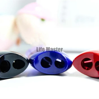LifeMaster Faber Castell Mini Kol Kalem Kroki Siyah Kurşun/Renkli Kalem Konteyner ile 2 adet/Lot Çift Delik Kalemtıraş