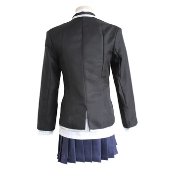 (Üst+etek/pats+gömlek+kravat)suçlu Taç Ouma shu Unisex Tsukishima Yuzuriha İnori Cosplay Kostüm okul elbisesi takım elbiseleri