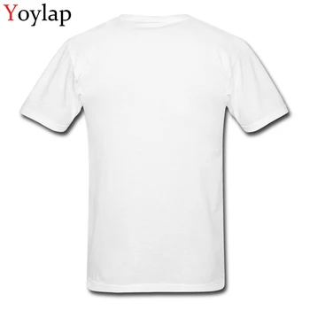 Mondrian Stil T-shirt Erkek Pamuklu Üstler ve yaka Yaz/Sonbahar Tişörtleri Kısa Kollu Beyaz Elbiseler Dikey Estetik Geometrik