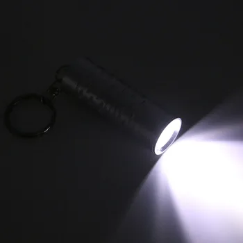 Taşınabilir Süper Mini Anahtarlık Anahtarlık T6 3-mod 2000 Lümen Mini Meşale CR123A / 16340 Pil Lanternas 5 Renk LED el Feneri