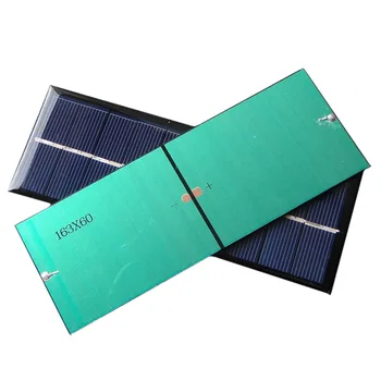 Xionel Ucuz Mini Güneş Paneli 1.3 W 5 V 260mA 163*60*Güneş Uygulama için 3MM Küçük Güneş Paneli Özelleştirme Ürün