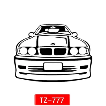 Bmw e34 otomatik etiket araba çıkartmaları için TZ üç Ratels-777 12*16.2 cm 1-5 adet araba sticker çıkarılabilir