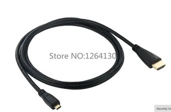 HDMI herhangi bir uzunluğu micro HDMI Kablo 1.4 V Yüksek Hero 4/ 3 3 /Ayrıca Xiaomi yi Aksiyon Kamerası 1M / 1.5 M / 3M / 5M