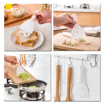 Serpme Kalıp Fondan Pasta Krema Pasta için Yumuşak silikon Sıyırıcı Spatula Pasta Tereyağı Krema Buzlanma Kek Dekorasyon Araçları