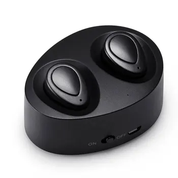 Taşınabilir Mini kulaklık samsung galaxy s7 kulaklik Mikrofon için Şarj Dock ile Stereo Kulaklık Bluetooth Kablosuz Kulaklık k2 TWS