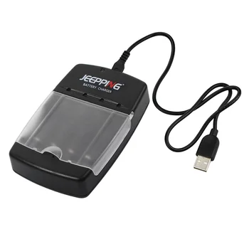 JEEPPİNG 4 slot USB akıllı AA AAA Alkalin Pil Şarj cihazı Görüntülemek için Nİ-MH Nİ-CD Şarj Edilebilir Pil ücretsiz kargo LED