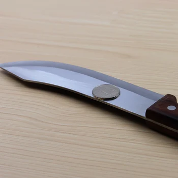 Ücretsiz Kargo Liang Da El Yapımı Paslanmaz Çelik Mutfak Bıçağı Kesim Kasap Bıçakları Yok Et/Kasap Bıçağı Kemik Sıyırma
