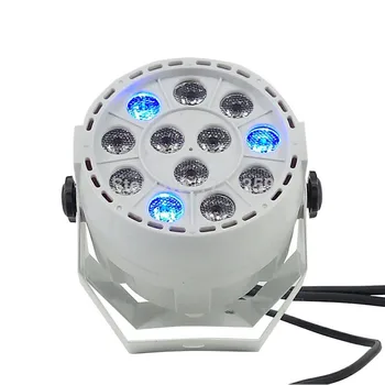 12x3W LED Par RGBW DMX512 İle Disko DJ projeksiyon makinesi Parti Dekorasyon için Sahne Işık Par Işık LED
