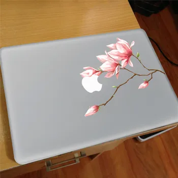 Pro DİY Macbook Laptop Sticker pembe tomurcuk çiçek Vinil Çıkartma Notebook sticker Air 11 13 15 inç Dizüstü Deri