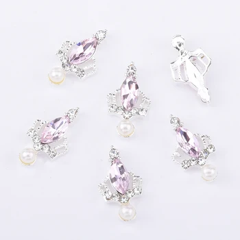 Y468 tırnak sanat süslemeleri için 10 adet kristal mücevher çivi sanat dekor glitter taç nailart mücevher p. kodu taslar takılar-Y475