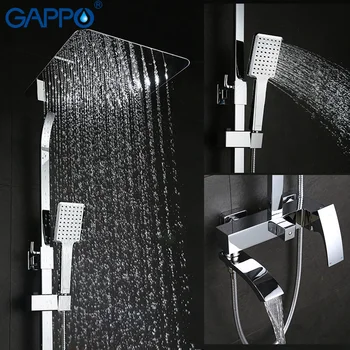 GAPPO banyo musluk Banyo Duş musluk duş musluk kafasını duvara karıştırıcı torneira şelale duş Mikser musluk banyo musluk duş seti