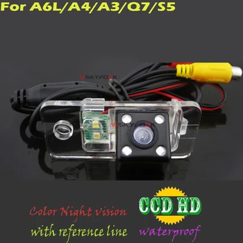 Tel Kablosuz Araba 2002-2011 Audi A4(B6/B7/B8)/A6L Park kamerası Ücretsiz kargo dikiz Yedekleme Kamera Ters LED