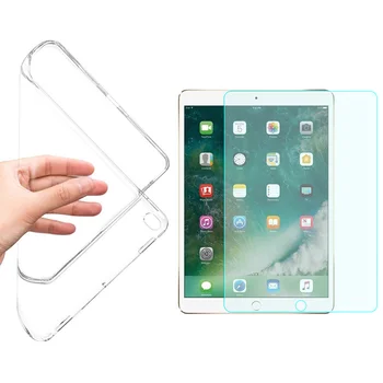 İPad Mini Kılıf iPad Mini kılıf için yumuşak Esnek Açık Durumda Kapak 1 2 3 Ekran Koruyucu + 9 H Sabit Cam Koruyucu