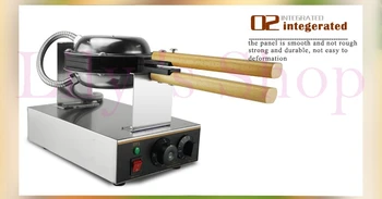 DMWD Elektrikli Çin Ticari 220V 220V AB fırın waffle makinesi puf demir Hong Kong kabarcık yumurta makinesi pasta eggettes ABD plug