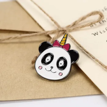 Yeni Punk Sevimli Emaye Broş Unicorn Panda SENİNLE Mektup Bulut, LOL Bayanlar Kız Metal Rozet Moda Broş Takı Aksesuarları