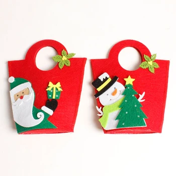 Mutlu Noeller Butik Paket Kağıt Hediye Kutusu Şeker çanta Çocuk Noel Hediye Paketleme, Yılbaşı Partisi, Yeni Yıl Dekor Malzemeleri