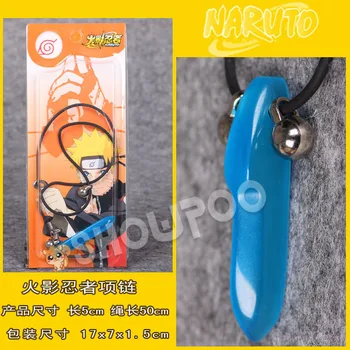 Naruto Uzumaki PVC Faux Kristal aksesuar kolye oyuncak kolye anime çizgi film koleksiyon hediye 2 renk giymek