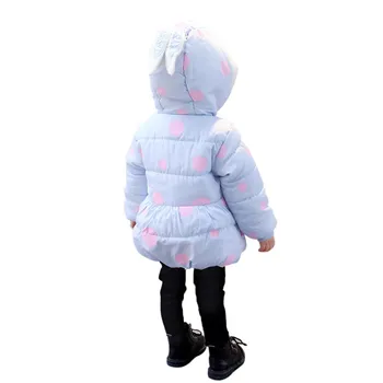 2018 Kacakid Kış Karikatür Giyim Kumaş Ceket Bebek Giyim Kız Bebek Giyim Kıyafetleri Spor Ceket Kapşonlu Y6