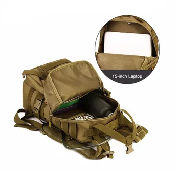 Erkek Sırt çantası Molle Çantası su Geçirmez Sırt XA176WA Kamp Trekking Dağcılık Yürüyüş İçin Askeri Taktik Sırt çantası Kadın