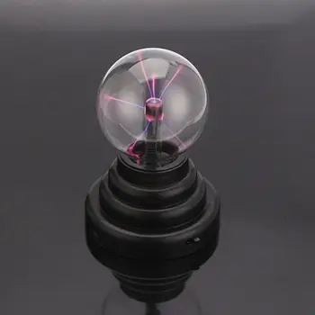 3 inç Sihirli Plazma Topu Retro Işık Oda Dekor Hediye Kutusu Şimşek Işık Lav Lambası Noel Partisi Dekoru Moda Dekor Lamba Lamba