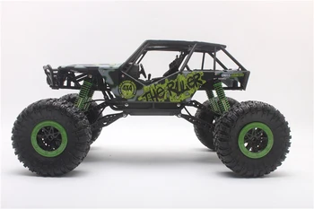 Off-Yarış Off-road 4WD rc araba 1/10 monster truck tırmanma Araba-road Büyük Tekerlekler Kaya Tarayıcılarının Kaza geçirmez rc oyuncak araba en iyi hediye