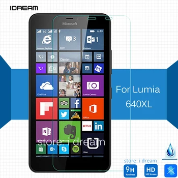 Microsoft Lumia 640 XL Çift Sım 3g Lte 640XL Cam Ekran Koruyucu 0.26 mm 2.5 D 9h Güvenlik Koruyucu cam filmi Tempered
