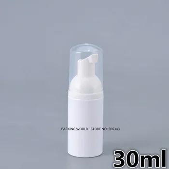 Beyaz/Altın köpük pompası ,KÖPÜK ŞİŞESİ ile 30 ml beyaz şişe, yüz Temizleyicisi şişe/ el yıkama şişesi