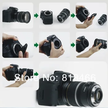 ücretsiz kargo 52 mm Makro için CANON EOS lens kamera Adaptör Halkası Ters-52 EF kendinize 650d yönü EF35 f2 ,EF50 f1 Monte edin.8İİ, 50 f2.