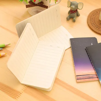 *4 adet/lot 12.5.7.2 cm Kore Yaratıcı Kırtasiye 80K Star Serisi Küçük Kitabı Sevimli Küçük Notebook Güzel Hediye Taşınabilir Notebook